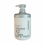 PAMPAS Volume X2 LPP Pakk 1000ml | Professionaalne LPP Juuksekliiniku Hooldus | Kahjustuste Parandav & Niisutav Juuksemask | K-Beauty Salongihooldus 1L