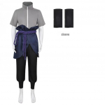 Sasuke Uchiha Anime Cosplay Kost&uuml;&uuml;m - Naruto Halloweeni R&otilde;ivastus L