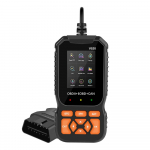 Auto mootoris&uuml;steemi eluaegne tasuta auto diagnostika Hapnikuanduri test Auto diagnostika t&ouml;&ouml;riist OBD2 skanner Professionaalne autode DTC otsingukoodilugeja Black