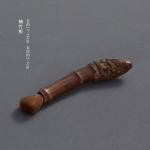 1tk K&auml;sitsi valmistatud karboniseeritud bambusjuurest teekannu pliiats ei aja juukseid teekannuhari teetseremoonia tarvikud kandiku p&uuml;hkimine