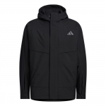 Adidas Modern Tech Soe Lahtine Veekindel Tuulejope Kapuutsiga T&otilde;mblukuga Pikkade Varrukatega Jakk Meeste Jakid Must KB7624 S
