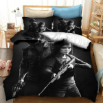 M&auml;ng The Last of Us Part Voodipesukomplekt Tekikott Magamistoa Tekikatted &Uuml;heinimese Twin King Suuruse Tekikate Kodutekstiil 70x133cm 2pcs