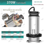 Suure v&otilde;imsusega 220V roostevabast terasest sukelpump p&otilde;llumajanduse ja reovee jaoks, vastupidav suure t&otilde;stek&otilde;rgusega.