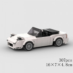 MOC Auto MX-5 miata NA Kabriolett Tehniline V&otilde;istlusauto Ehituskloss Kiirus Superv&otilde;istlus J&otilde;ulukink Telliskivi Linna Ralli M&auml;nguasi