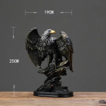 Kotkakuju Vaikkuju Kodu kontori kaunistus Figuriin Rikkuse Vabaduse J&otilde;u s&uuml;mbol Kingitus s&uuml;nnip&auml;evaks P&uuml;hadeks J&otilde;ulukink 25x19cm