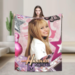 Hannah Montana Miley Stewart fliisist viskepadi naljakas telerivoodile kootud tekk auto ultrapehme kaasaskantav tekk 30x40in