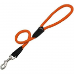 Ceinture de chien - GLORIA - Ronde en Nylon - 120 cm - Couleur Orange - Durable oranž