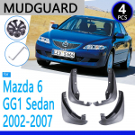 Mudguards fit for Mazda 6 GG1 Saloon Sedan 2002 2003 2004 2005 2006 2007 Car Accessories Mudflap Fender Auto Replacement Parts