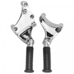 Kroomitud kaass&otilde;itja jalatugede pedaal/kinnituskomplekt Harley Davidson Sportster Forty-Eight 48 Seventy-Two 72 883 1200 Chrome