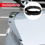 115cm/45-tolline Clossy Black auto saba tagumise katuse pagasiruumi spoiler Huulepikendustiiva V-stiilis Tesla Model 3 Y 2017-2022 jaoks