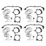 4X BMW Kahe Vanose O-r&otilde;nga Tihendi Remondikomplekt E36 E39 E46 E53 E60 E83 E85 M52Tu M54 M56 must