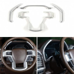for Ford F-150 15+ Dashboard trument Frame /Steering wheel Decor Cover Bezels