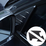 ABS Carbon fiber anti-wind buffeting deflector For BMW 3 Series -24
