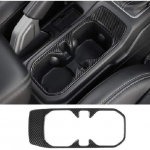 Carbon Fiber Cup Holder Cover Frame Trim for Jeep wangler JL JLU Gladiator JT
