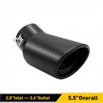 Car Exhaust Tip Muffler Pipe Stainless Coating Steel 304 Stainless steel