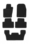 Dywaniki samochodowe welurowe do: Dodge Durango III 6-osobowy (2010-2020) anthra