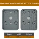 1 tk 140*115*17mm &Uuml;lemine silikoonist padjaplaat Weeke Homag CNC-freespingi t&ouml;&ouml;tlemiskeskuse vaakumploki jaoks hall v&auml;rv