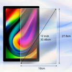 Tempered Glass 12 inch LCD Screen Film for Ford Ranger XLT Optional LARIAT/Raptor 2024 2025 Anti-scratch Protector Sticker 12inch