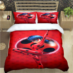 Kuum Klassikaline Multikassitr&uuml;kiga Voodipesukomplekt Vooditarvete Komplekt Tekikomplekt Teismelised T&uuml;drukud Multikas M-Miraculous Twin &Uuml;he Inimese Laste Kingitus AU Single 145x210cm