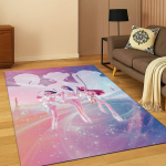 3D Deemonik&uuml;tid Kpop Rumi Mira Zoey Muusikaline Vaip Magamistoa elutoa diivani kodu kaunistamiseks, Ala vaip libisemiskindel p&otilde;randamatt kingitus 80x120cm