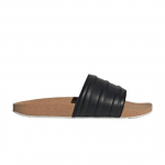 adidas Adilette Premium pl&auml;tud Korgi kollektsioon - Must HQ1998 EU 36.5 must/hall