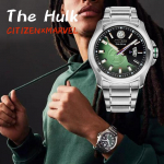 CITIZEN Marveli koost&ouml;&ouml; Hulk Eco-Drive AW1351-56W Kell Br&auml;nd Meeste Imporditud Analoog P&auml;ikeseenergia &Uuml;lemeremaade Mudel Tasuta Kohaletoimetamine