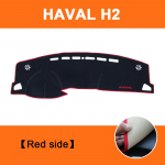 For Haval H2 2014-2016 2017 2018  Car Dashboard Cover Mat Sun Shade Pad trument Panel Carpets Protector Accessories Red Side