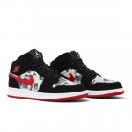 Air Jordan 1 Mid SE GS Newspaper Air Times BQ6931-061 EU 36 mitmev&auml;rviline