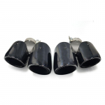 14-18 Porsche Macan Nelikant Must Kroom Roostevaba Teras Summuti Otsik Car Exhaust Pipe