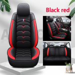 5-kohaline autosemekate t&auml;iskomplekt &ndash; sobib 95%-le k&otilde;igist 5-kohalistest (Autod, linnamaasturid, pikapid) &ndash; Esmaklassiline PU-nahk, Hingav &ndash; Aastaringsed istmekatted Seat Cover For Five Seats black