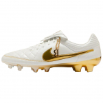 Nike Tiempo Legend FG Firma Pinnase Jalgpallijalatsid Unisex Valge Kuld IF4388-100 39