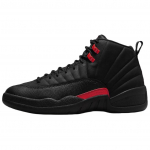 Jordan Air Jordan 12 'Bloodline' Mid top Basketball Shoes Men's Black Red CT8013-003 42.5