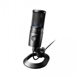 Kondensaatormikrofon vaigistusnupu, helitugevuse, k&otilde;rvaklapipesa ja draiverivaba m&auml;ngimiseks ja voogedastuseks. USB mikrofon sisuloojatele ja PS5 jaoks. Audio-Technica AT2020USB-X must