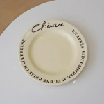 350ml Retro stiilis Prantsuse t&auml;hestikuga Keraamilised Kohvitassid Taldrikud Kombineeritud Komplekt Hommikus&ouml;&ouml;k Magustoidud Piim Salat Portselanist Taldrik Tassid 8inch