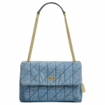 Coach Elodie 26 Teemantmustriga Denim K&uuml;ljealune &Otilde;lakott Keskmine Naiste kotid Sinine CDC05-IMTYV Basic Set (Bag+Dust Bag)