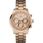 GUESS Sunrise Roosa Kuld Roostevaba Teras Metall Naiste Kvarts W0330L2 roosa kuldne v&auml;rv