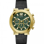 GUESS Edge Roheline Roostevabast Terasest Meeste Kvartsikell GW0492G3 roheline