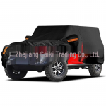Jeep Wrangler JK/JL 2- ja 4-ukseline veekindel Oxford auto kate p&auml;ikesekaitsega 2-Door Half Cover oranž/h&otilde;be