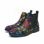 Meeste vabaaja nahast kingad libisemiskindlad kulumiskindlad kingad Moodsad mitmev&auml;rvilised mugavad lamedad slip-on vabaajajalatsid Suured suurused 38-48 38