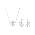 Swarovski Hyperbola Moetrendide Komplekt Vibu Roodiumiga Pinnatud Kaelakee Naiste kaelakee 5660118 Box (Random Color)