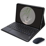 Klaviatuurikate Redmi Pad Pro 12,1-tollisele tahvelarvutile, Bluetooth-puuteplaadiga klaviatuurikate Redmi Pad Pro 12,1 jaoks Funda Arabic Keyboard must