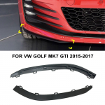 Auto esipamperi alumine spoiler, &otilde;husuunaja, iluliist Volkswagen VW Golf MK7 GTI 2015 2016 2017 jaoks 5GG8059039B9 must