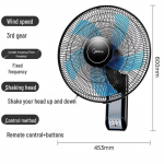 Midea T&ouml;&ouml;stuslik Kaugjuhtimispuldiga Seinale Paigaldatav Ventilaator