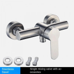 304 roostevabast terasest vannisegisti du&scaron;&scaron; Du&scaron;ikomplekt Kuuma ja k&uuml;lma vee segamisventiil vannitoa du&scaron;i kolmekordne segisti