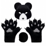 Karukost&uuml;&uuml;mi komplekt Karumask, Saba, Karu k&auml;pad Kindad Loomade naljakate kost&uuml;&uuml;mide komplekt Tarvikud Halloweeni Cosplay peo rekvisiidid