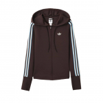 Adidas Originals kolme triibuga lukuga kapuutsiga pikkade varrukatega jakk Unisex jakid KW4550 M