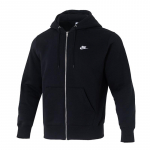 Nike Sportswear Club meeste t&auml;islukuga fliisist kapuutsiga pusa Must Valge FN3862-010 M