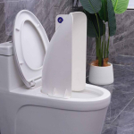 Toilet Splashing Guard Easy to Clean Universal Protector Boys black