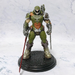 21CM Doom Slayer Eternali tegevuskuju kollektsioonimudel Kuju Anime h&auml;vitusjahimees Akam Kuju Lauakaunistus PVC M&auml;nguasi Kingitus