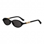 Dior Ovaalsed p&auml;ikeseprillid logoga Unisex p&auml;ikeseprillid Must DTRER1ISR10A0 Basic Packaging-Eyeglass Case+Box,F,Asia Version